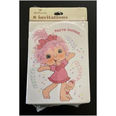 Tarjetas de Invitación Cumpleaños Hugga Bunch Hallmark Vintage