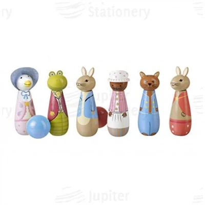 Juego de Bolos Madera Peter Rabbit