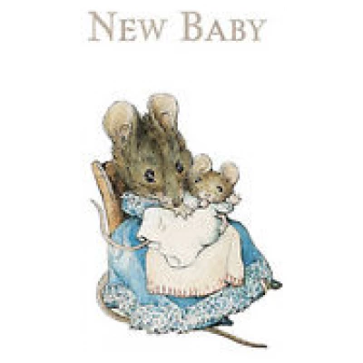 Tarjeta Hunca Munca New Baby Peter Rabbit
