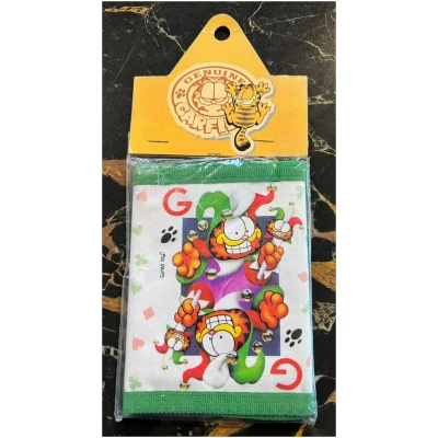 Billetera Garfield Verde Vintage