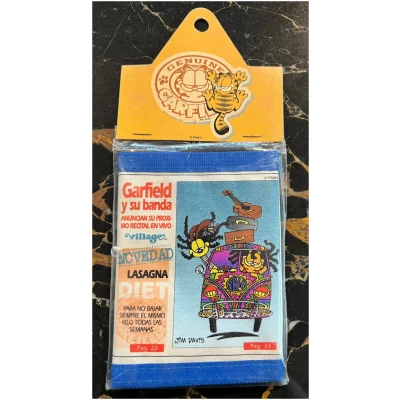 Billetera Garfield Azul Vintage