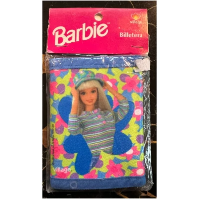 Billetera Barbie Azul Vintage