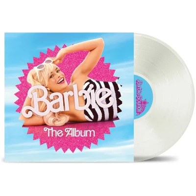 Barbie The Movie  - Vinilo Música Película (Amazon Exclusive Milky Clear)