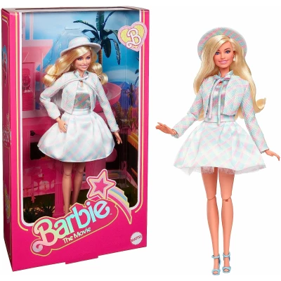 Barbie The Movie - Barbie Margot Robbie Vestido Tonos Pasteles
