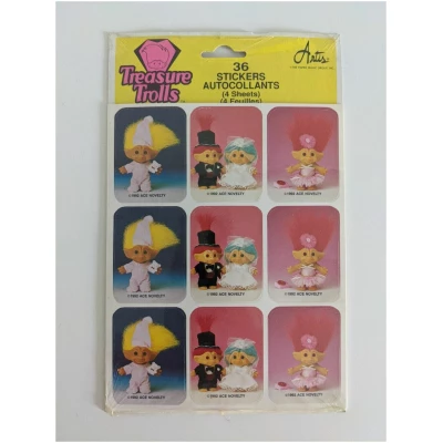 Stickers Trolls Vintage