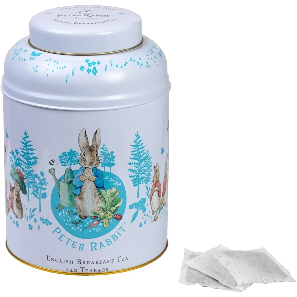 Lata 240 Bolsas de Té New English Teas Rabbit Regadera - Imagen 3