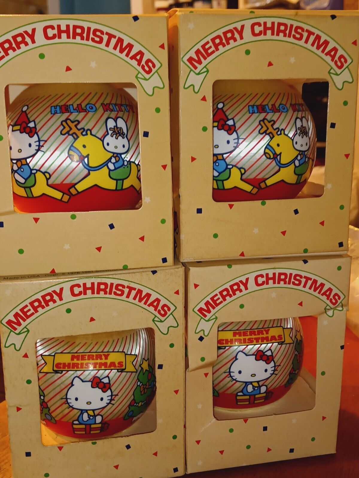 Set de Adornos de Navidad Hello Kitty Vintage