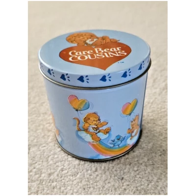 Tarro Metálico Celeste Cariñositos American Greetings Vintage