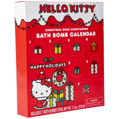 Calendario Navideño Bombas de Baño Hello Kitty Sanrio