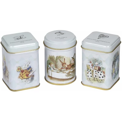 Set 3 Latas Té en Hoja New English Teas Alicia en el País de las Maravillas
