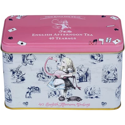 Lata 40 Bolsas de Té New English Teas Alicia en el País de las Maravillas
